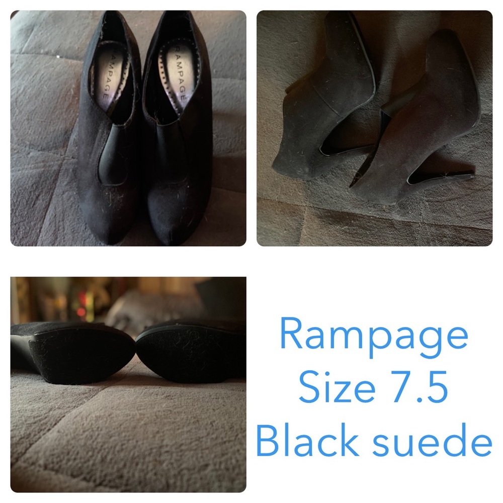 🖤 any hearts are 3 for $45 rampage black booties